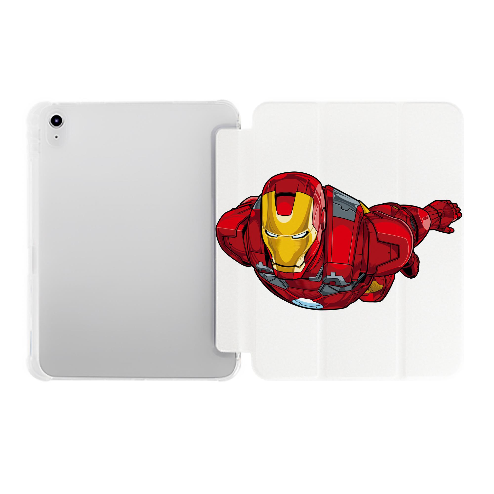 （画像用） アベンジャーズ The Avengers IPad ケース ペン収納付き 三つ折りスタンド PUレザー×シリコン 対応機種9.5/10.5/10.9インチ